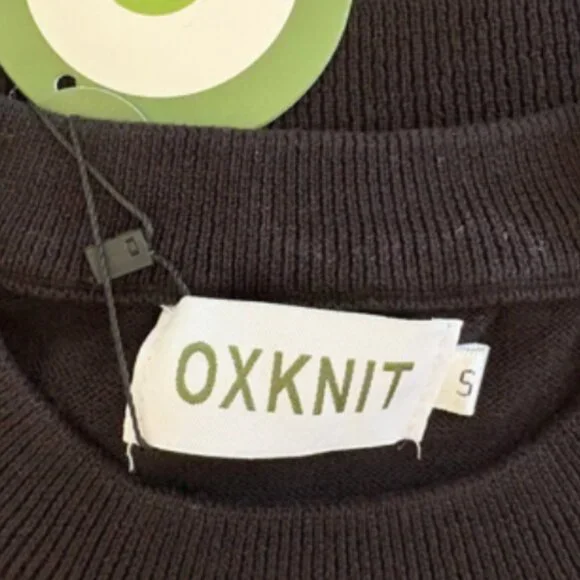 Oxknit Vintage Black Star Sweater NWT - Picture 2 of 6